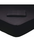 DAS HOME ΣΕΝΤΟΝΙ KING ΜΕ ΛΑΣΤΙΧΟ 180*200+35 BLACK 1015 BLACK