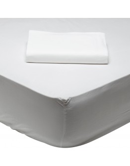 DAS HOME ΣΕΝΤΟΝΙ KING ΜΕ ΛΑΣΤΙΧΟ 180*200+35 ARTIC WHITE 1001 ARTIC WHITE