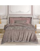 GREENWICH POLO CLUB ΚΟΥΒΕΡΤΑ VELOUR KING ESSENTIAL 3973 DUSTY LILAC