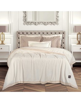 GREENWICH POLO CLUB ΚΟΥΒΕΡΤΑ VELOUR KING ESSENTIAL 3974 ROYAL WHITE