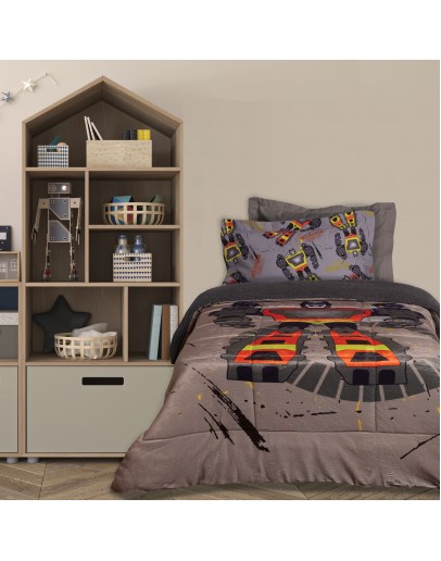 DAS KIDS ΚΟΥΒΕΡΤΟΠΑΠΛΩΜΑ 160Χ220 4974 GREY