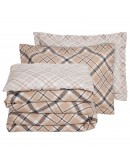 Das Home: Σετ σεντόνια υπέρδιπλα με λάστιχο, Casual 5435 Das Home: Σετ σεντόνια υπέρδιπλα με λάστιχο, Casual 5435