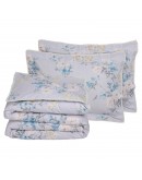 DAS HOME ΠΑΠΛΩΜΑΤΟΘΗΚΗ ΣΕΤ ΥΠΕΡΔΙΠΛΗ PRESTIGE 1710 GREY, LILAC