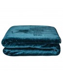 GREENWICH POLO CLUB ΚΟΥΒΕΡΤΑ VELOUR ΥΠΕΡΔΙΠΛΗ ESSENTIAL 3498 DARK AQUAMARINE