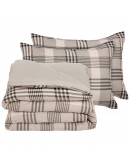 DAS HOME ΣΕΤ ΣΕΝΤΟΝΙΑ ΥΠΕΡΔΙΠΛΑ HAPPY FLANNEL 9679 BEIGE, OLIVE