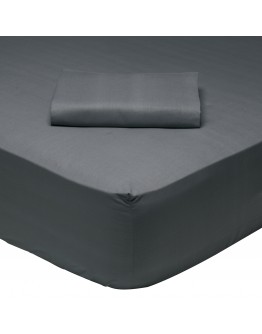 DAS HOME ΣΕΝΤΟΝΙ KING ΜΕ ΛΑΣΤΙΧΟ 180*200+35 DARK GREY 1007 DARK GREY