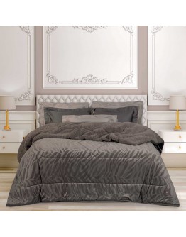 GREENWICH POLO CLUB ΚΟΥΒΕΡΤΟΠΑΠΛΩΜΑ KING SHERPA ESSENTIAL 4433 TAUPE