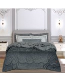 GREENWICH POLO CLUB ΚΟΥΒΕΡΤΟΠΑΠΛΩΜΑ RABBIT FAUX FUR KING ESSENTIAL 3954 GREY