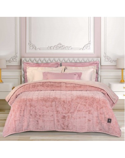 GREENWICH POLO CLUB ΚΟΥΒΕΡΤΑ FAUX FUR ΥΠΕΡΔΙΠΛΗ PREMIUM 3499 SALMON GREENWICH POLO CLUB ΚΟΥΒΕΡΤΑ FAUX FUR ΥΠΕΡΔΙΠΛΗ PREMIUM 3499 SALMON