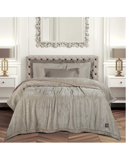 GREENWICH POLO CLUB ΚΟΥΒΕΡΤΑ VELOUR KING ESSENTIAL 3972 TAUPE GREENWICH POLO CLUB ΚΟΥΒΕΡΤΑ VELOUR KING ESSENTIAL 3972 TAUPE