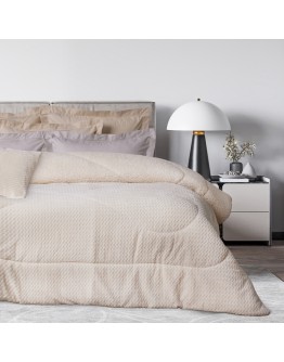 DAS HOME ΚΟΥΒΕΡΤΟΠΑΠΛΩΜΑ SHERPA ΥΠΕΡΔΙΠΛΟ 1366 ECRU