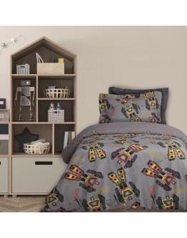 DAS KIDS ΣΕΤ ΠΑΠΛΩΜΑΤΟΘΗΚΗ ΜΟΝΗ 4974 GREY