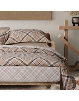 DAS HOME ΣΕΤ ΠΑΠΛΩΜΑΤΟΘΗΚΗ ΜΟΝΗ CASUAL 5435 BEIGE, BLACK