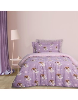 DAS KIDS ΣΕΤ ΠΑΠΛΩΜΑΤΟΘΗΚΗ ΜΟΝΗ 4972 PINK, PURPLE