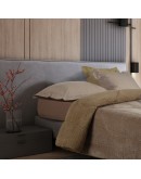 DAS HOME ΚΟΥΒΕΡΤΟΠΑΠΛΩΜΑ SHERPA ΜΟΝΟ 1367 TAUPE