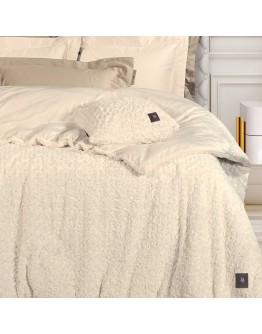 GREENWICH POLO CLUB ΚΟΥΒΕΡΤΟΠΑΠΛΩΜΑ RABBIT FAUX FUR KING ESSENTIAL 3960 ECRU