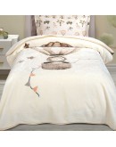 GREENWICH POLO CLUB ΚΟΥΒΕΡΤΑ VELOUR JUNIOR ESSENTIAL 8860 TAUPE