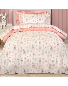 GREENWICH POLO CLUB ΣΕΤ ΠΑΠΛΩΜΑΤΟΘΗΚΗ ΜΟΝΗ ESSENTIAL 8859 IVORY, PINK