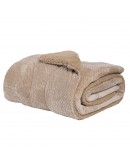 DAS HOME ΚΟΥΒΕΡΤΟΠΑΠΛΩΜΑ SHERPA ΥΠΕΡΔΙΠΛΟ 1367 TAUPE