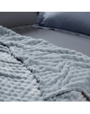 DAS HOME ΚΟΥΒΕΡΤΑ BUBBLE FLEECE 160Χ220 1371 LIGHT BLUE