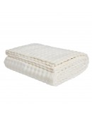 DAS HOME ΚΟΥΒΕΡΤΑ BUBBLE FLEECE 160Χ220 1369 IVORY