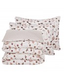 DAS HOME ΣΕΤ ΠΑΠΛΩΜΑΤΟΘΗΚΗ ΜΟΝΗ HAPPY FLANNEL 9681 BEIGE, BROWN DAS HOME ΣΕΤ ΠΑΠΛΩΜΑΤΟΘΗΚΗ ΜΟΝΗ HAPPY FLANNEL 9681 BEIGE, BROWN