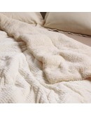 DAS HOME ΚΟΥΒΕΡΤΟΠΑΠΛΩΜΑ SHERPA ΜΟΝΟ 1366 ECRU