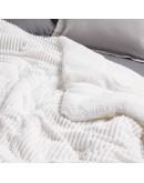 DAS HOME ΚΟΥΒΕΡΤΟΠΑΠΛΩΜΑ SHERPA ΜΟΝΟ 1364 WHITE